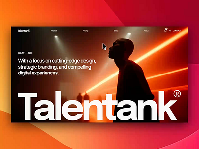 Talentank - Agency Website agency agency webflow template agency website creative agency design agency landing page marketing agency web design webflow webflow template website design