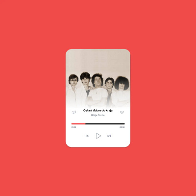 Music player UI concept app audio clean design graphic design motion graphics music player screen simple ui ux