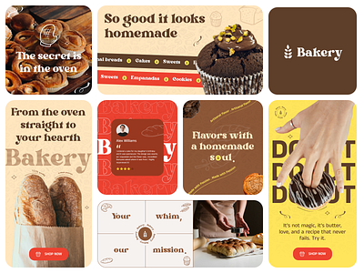 E-commerce website - Artisan Bakery bakery cake cake shop cookies ecommerce homepage innovation inspiration landing page minimalism product shop shopping trend ui design user experience ux design website