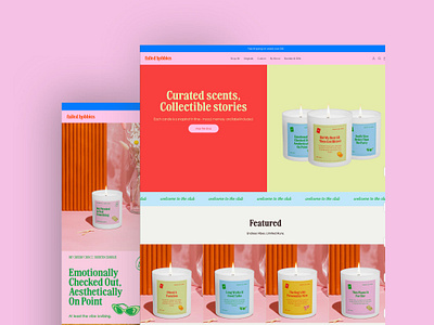 Failed Hobbies Shopify Development bold colorful ecommerce modern shopify shopify development ui ux web design