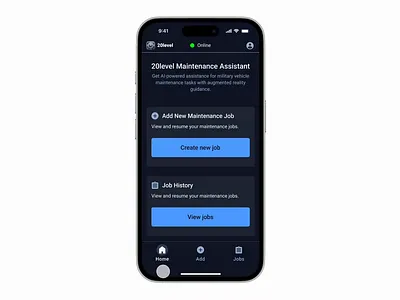 Accessible AI Web App: Icons & Mockup Design animation mobile app ui