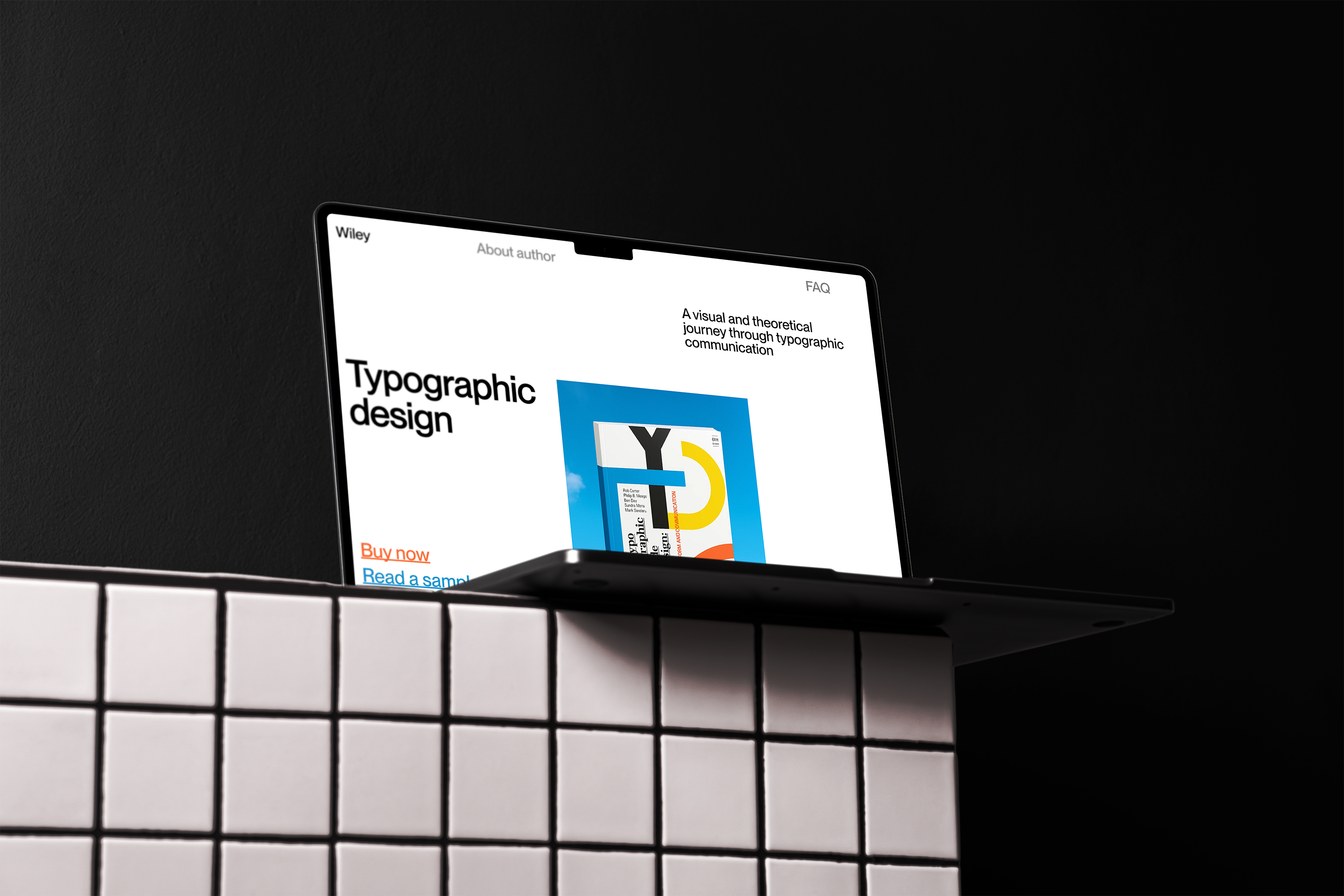 Website design for book promotion design ui ux