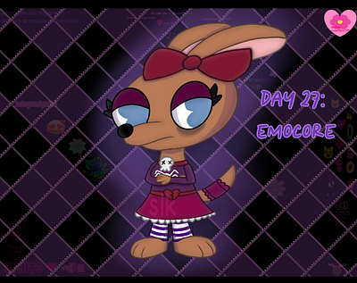 Julesthetic Day 27: emocore art post art tag digital art drawing fan art illustration