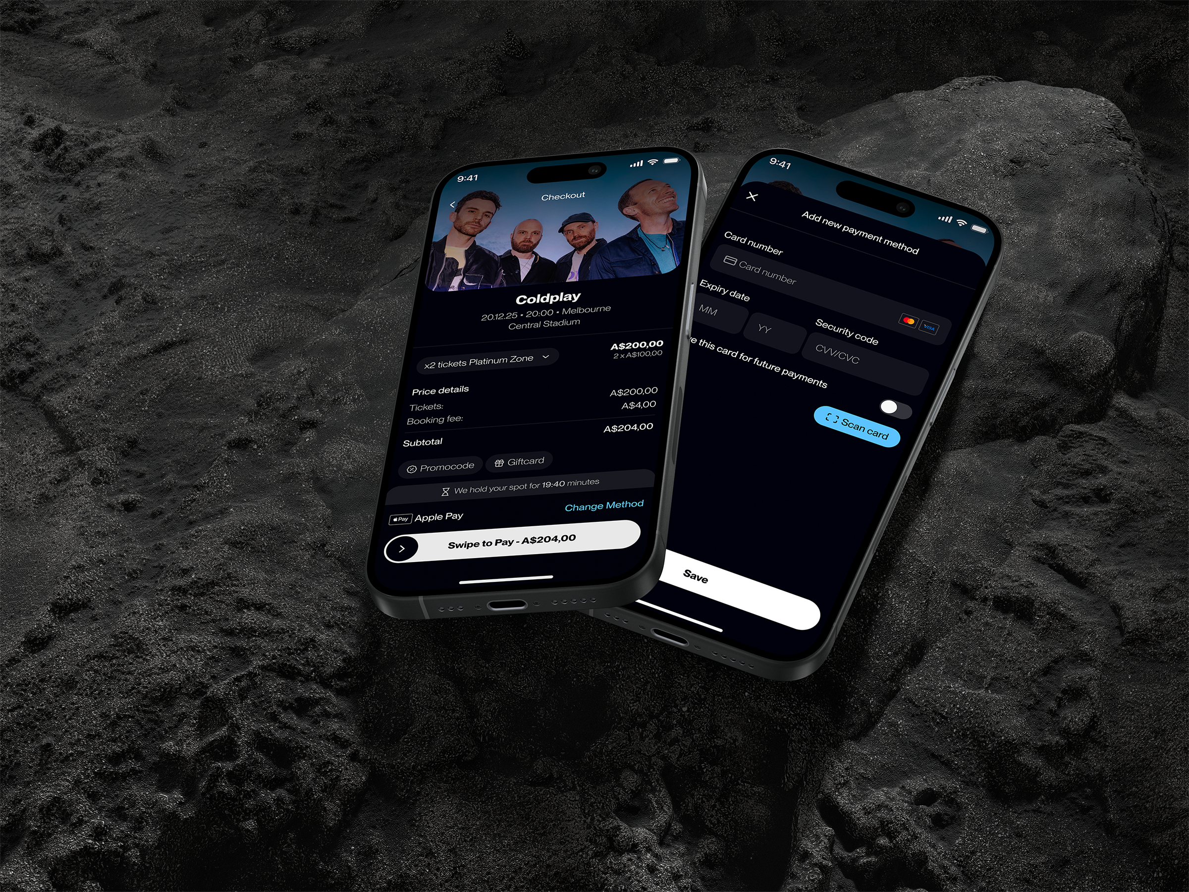 Check-out app design ui ux