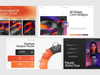 Neuropath.ai: AI Career Path Pitch Deck ai ai assistant artificial intelligence brand branding branding design clean clean design illustration innovative design keynote marketing minimalist design modern design pitch deck pitching presentation slide design smart visual identity