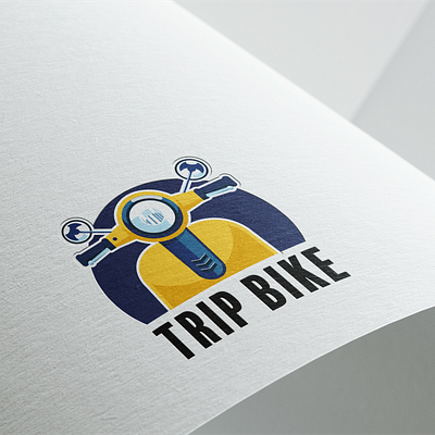 Trip Bike branding design logo