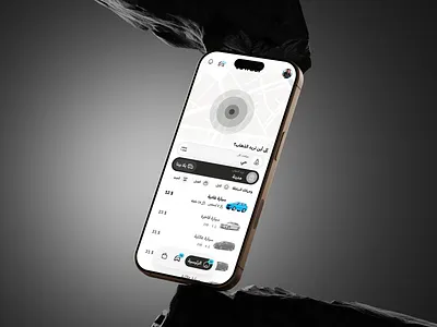 Arabic Riding Mobile Application arabic app arabic mobile arabic riding app arabic uber arabic ui gcc mobile app mobile application riding app uiux