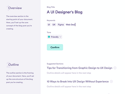 copy.ai Text Editor Wireframe ai app b2b b2c copyai design editor flat minimal outline text ui ux web wireframe write