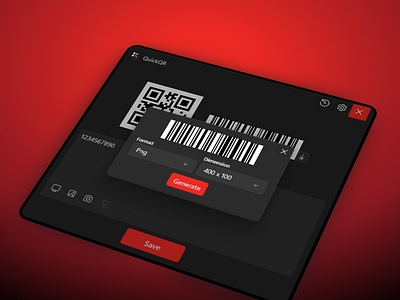 QuickQR - Scan QR codes & barcodes from multiple sources all in one app barcode barcode scanner codes generate inspiration interface microsoft minimaldesign multiple product design qrcode quick scan ui ux windows