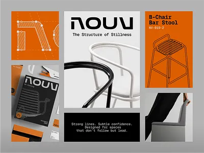 Nouv Rebranding – a contemporary furniture brand based in Bandun brandguide brandidentity branding branding gudeline design envelope flyer graphic design illustration interior logo logo design logo mark minimal visual identity