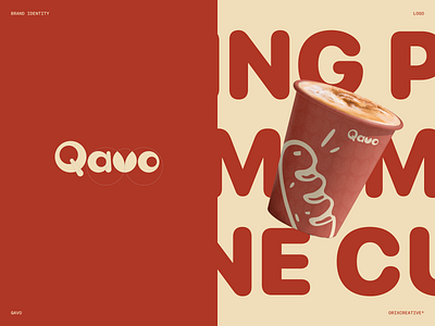Branding & Packaging Design for Qavo Cafe brand book brand identity branding coffee shop graphic design identity identity design logo modern logo packaging design restaurant branding typography visual identity