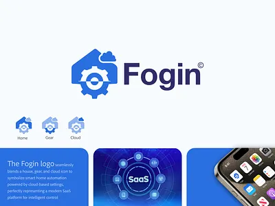 Saas Brand logo automation logo branding cloud automation cloud logo connected home creative logo design digital home control home tech illustration iot branding logo logo design logo designer minimal tech logo modern logo saas logo smart home ui unique logo
