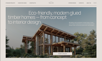 Corporate website of a construction company construction corporate ui ux web design