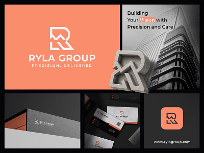 Real Estate Logo Design for Contractor Company brand identity branding builder construction construction logo design contractor logo creative design excavator holding investor logo logo design logotype modern logo real estate