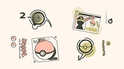 pOkemon Postcard Element magikarp magikarp card poke ball pokemon pokemon card pokemon icard pokemon stickers retro pokemon art