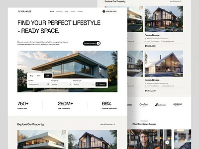 Real Estate Landing Page apartment buy landing page landing page design landingpage luxury home modern real estate website property landing page real estate app real estate homepage real estate landing page real estate ui real estate ux real estate website design realestate sell uiux for real estate web web design website