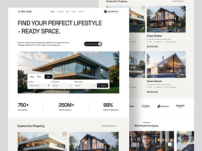 Real Estate Landing Page apartment buy landing page landing page design landingpage luxury home modern real estate website property landing page real estate app real estate homepage real estate landing page real estate ui real estate ux real estate website design realestate sell uiux for real estate web web design website