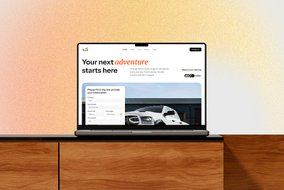 Hero Section Design – Car Rental Website car car rental design hero interface popular product service startup ui ux web