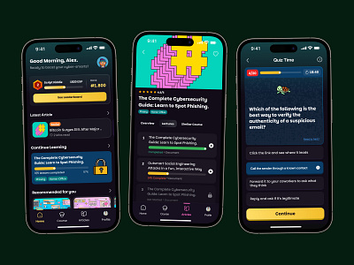 E-Learning Course Gamification App Design app design course game gamification learning product design quiz ui design