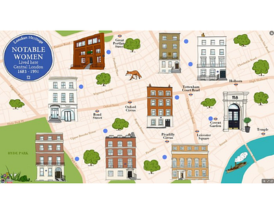 Mapping History X Claire Rollet architecture history london maps stories women