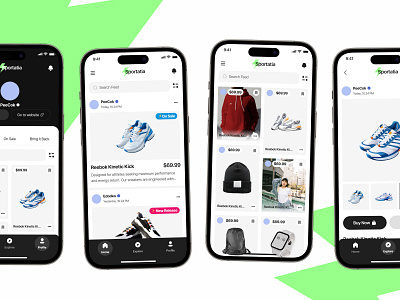 Modern Sneakers Marketplace App Design amazon app design hoodie marketplace minimalist online shop product design sneakers style ui design zalora