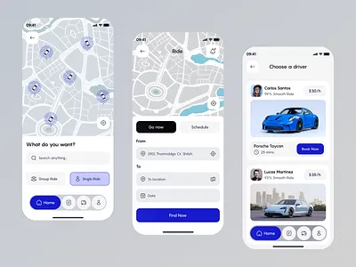 Car Booking App Design app interface design bike booking booking booking app car booking car booking app car hire car rent car rental app logistic mobile app mobile app design mobile rental app parcel booking premium cars rental app ride booking ride sharing taxi booking transportation