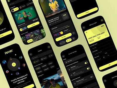 Event Booking App agency android app design booking brand branding event event booking app eventapp homepage design ios live event app mobile app mobileui online event app ticket booking app ticketing ui design