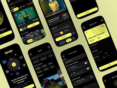 Event Booking App agency android app design booking brand branding event event booking app eventapp homepage design ios live event app mobile app mobileui online event app ticket booking app ticketing ui design