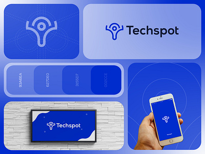 Techspot | Tech Logo & Branding brand brand identity brandidentity branding design graphic design letter logo location logo logo design logo designer logodesign modern logo saas startup logo t logo tech tech logo techlogo technology logo