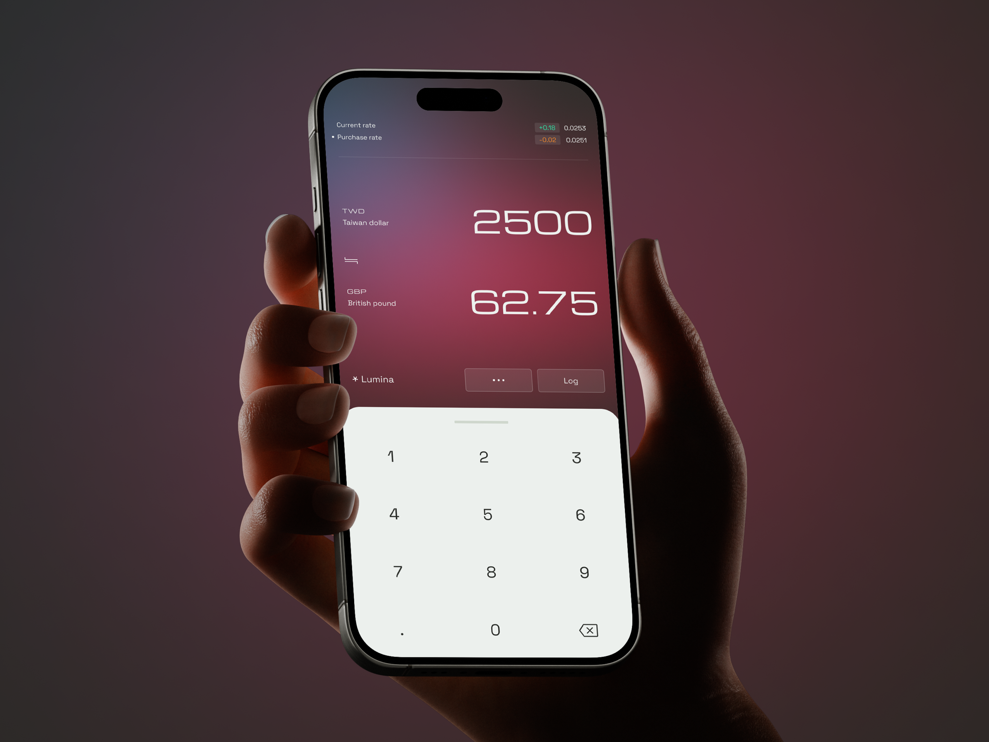 Global Currency Converter: Smart Finance App - Lumina UI/UX app design currency exchange currencyconverter finance app fintech mobiledesign productdesign travelapp traveltech ui design userinterface