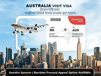 Australia visa poster design abroad abu sayed hasan ads advertising poster australia australia visa poster design creative design edtech eye catchy design graphic design higher study minimal poster poster design social media ads social media design trend trendy design visa visual graphic designer