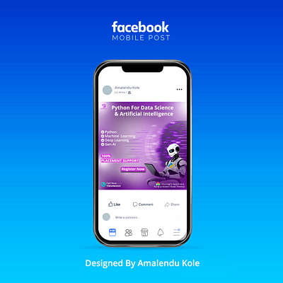 Social media post designed by me. (Photoshop) graphics design social media post design