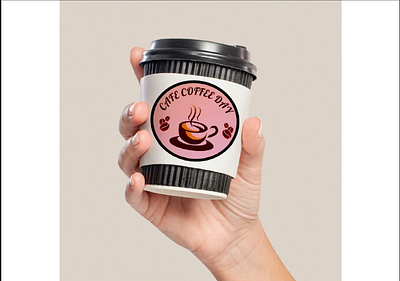 Cafe Coffee Brand-Logo Design advertisement banner design brand design brand identity brand promotion branding cafecoffeeday coffee logo illustrator logo design mockups photoshop visual identity