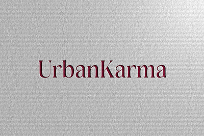 Minimal Logo Design - UrbanKarma branding graphic design logo logo design