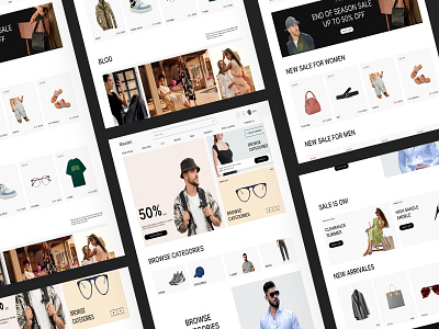 Modern Fashion Website ecommerece ecommerece landing page ecommerece website fashion web app fashion website figma figma design landing page ui design ux design web app web application website website design