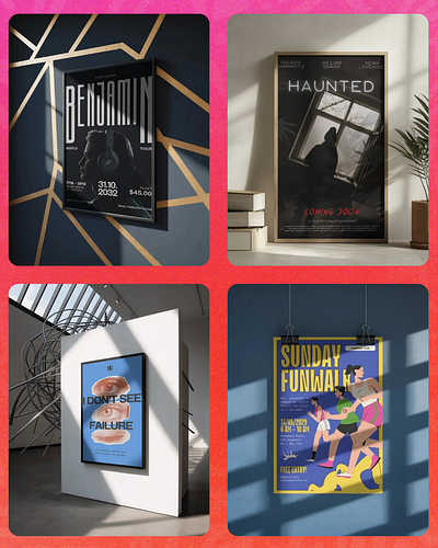 200+ poster mockups in seconds using Mockey 3d animation branding graphic design logo mockup motion graphics poster mockup ui