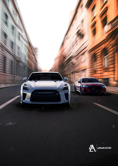 Driving Down The Road art cgi concept design digital movie photo manipulation poster realism