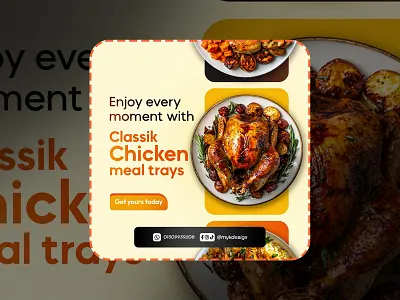 Food Social Media Post Design branding chikkenposter design graphic design illustration newpost posterdesing productdesign socialmediadesign socialmediapostdesign