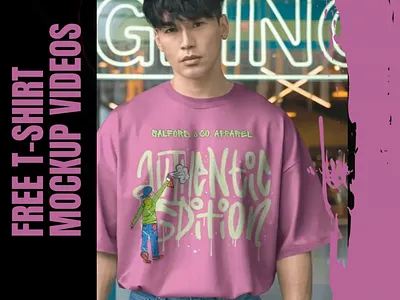 Free T-shirt Mockup Videos mockup video t shirt tshirt video mockup video mockup