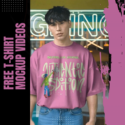 Free T-shirt Mockup Videos mockup video t shirt tshirt video mockup video mockup