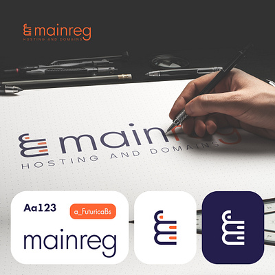 Mainreg — Domain Registration, Hosting Providers and Servers branding design graphic design illustration logo logo design logotype print design professional logo professional logo design vector