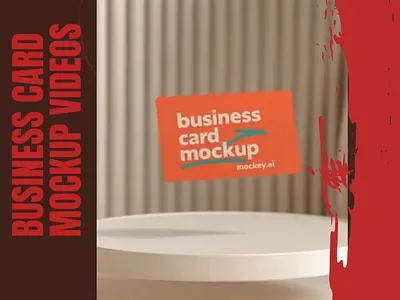 Business card video mockup business card mock up video mockup mockup video
