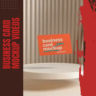 Business card video mockup business card mock up video mockup mockup video