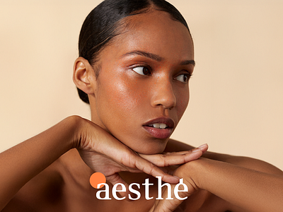 Beauty brand & website beauty beige brand branding cosmetic esthetic esthétique france health makeup medical médical nude orange round santé wealth website