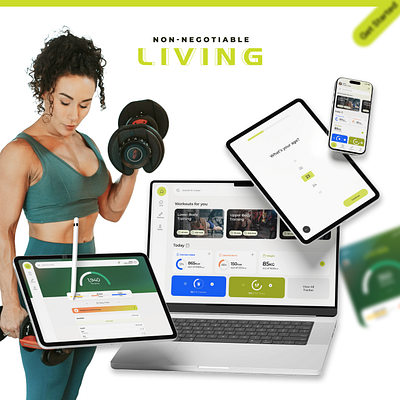 Web App Design and Development branding design inspiration design trend fitness fitness app fitness app portal gohighlevel inspiration mobile app mobile fitness uiux uiux fitness