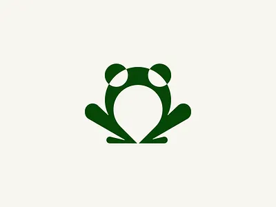 Frog animal logo brand branding frog frog logo geometric frog graphic design logo logo for sale logodesign logomark logos negative space