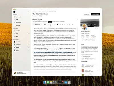 CMS edit — Untitled UI cms product design rich text editor settings text editor ui design user interface user profile
