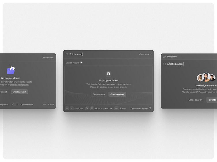 Quick search empty state — Untitled UI by Jordan Hughes® on Dribbble