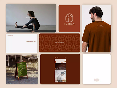 Terra Padel Court Branding brand guidelines minimal branding fitness branding minimal branding padel brand guidelines padel branding padel logo