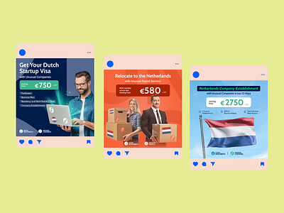 Usual Investments Ads Campaign adobe ads campaign graphic design graphicdesign meta minimaldesign netherlands